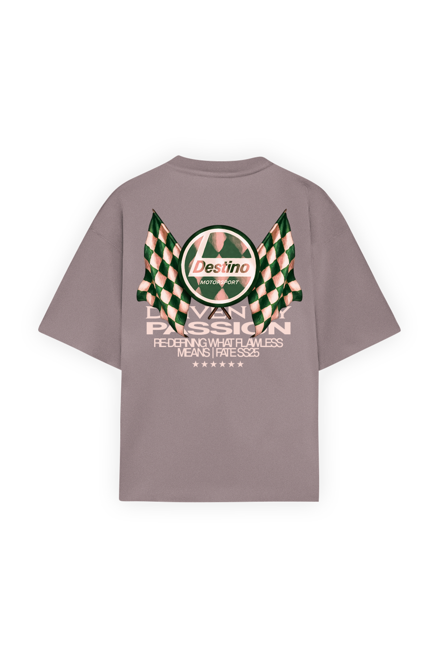 Winner Flags Tee Taupe