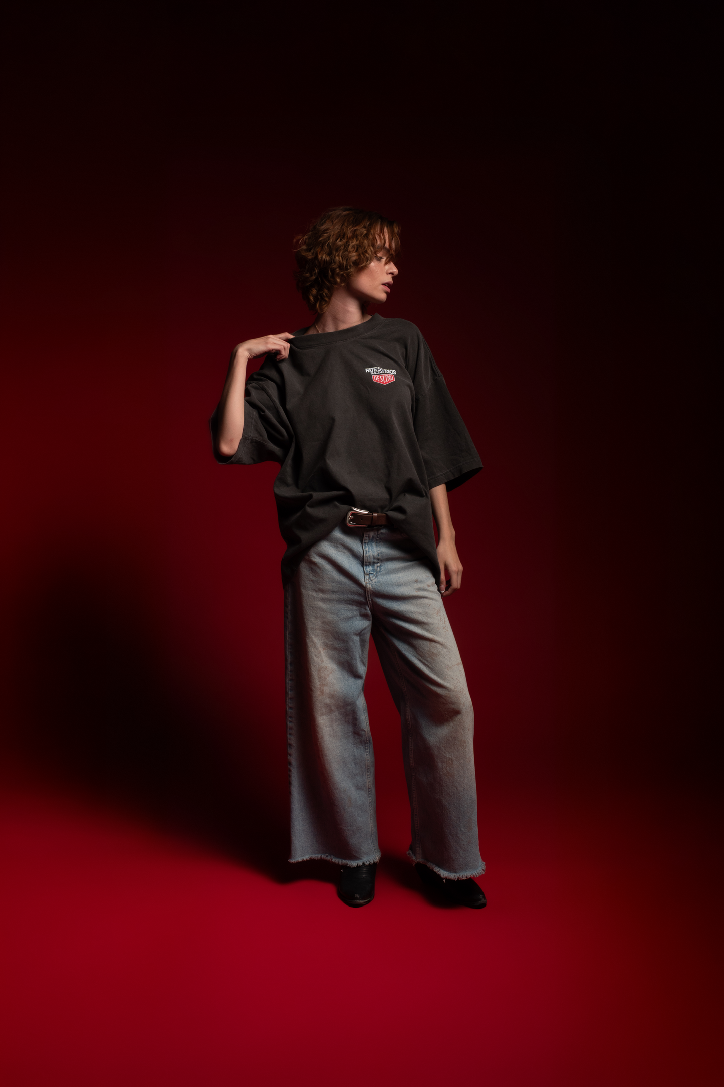 Cherrary Tee Washed Black