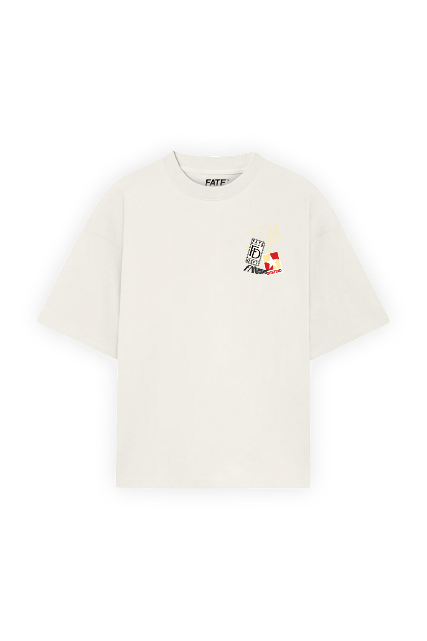 Racing Patches Tee Beige