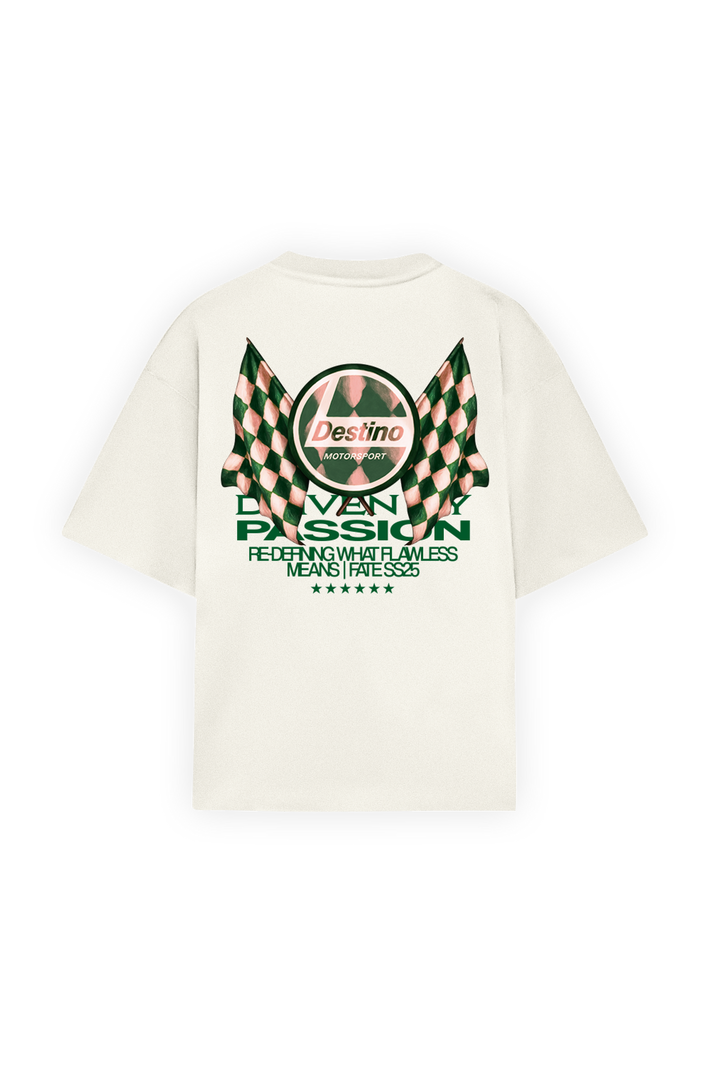 Winner Flag Tee Beige