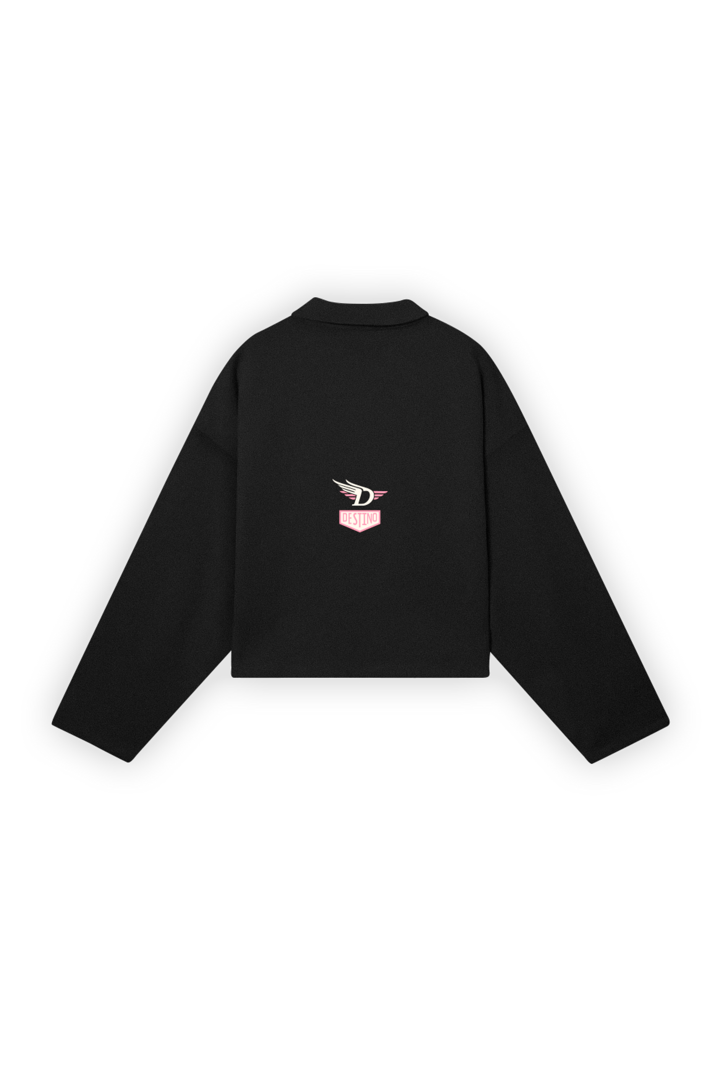 Wings of Destiny Longsleeve Polo Black