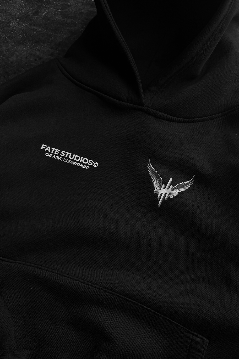 Wings Hoodie Black