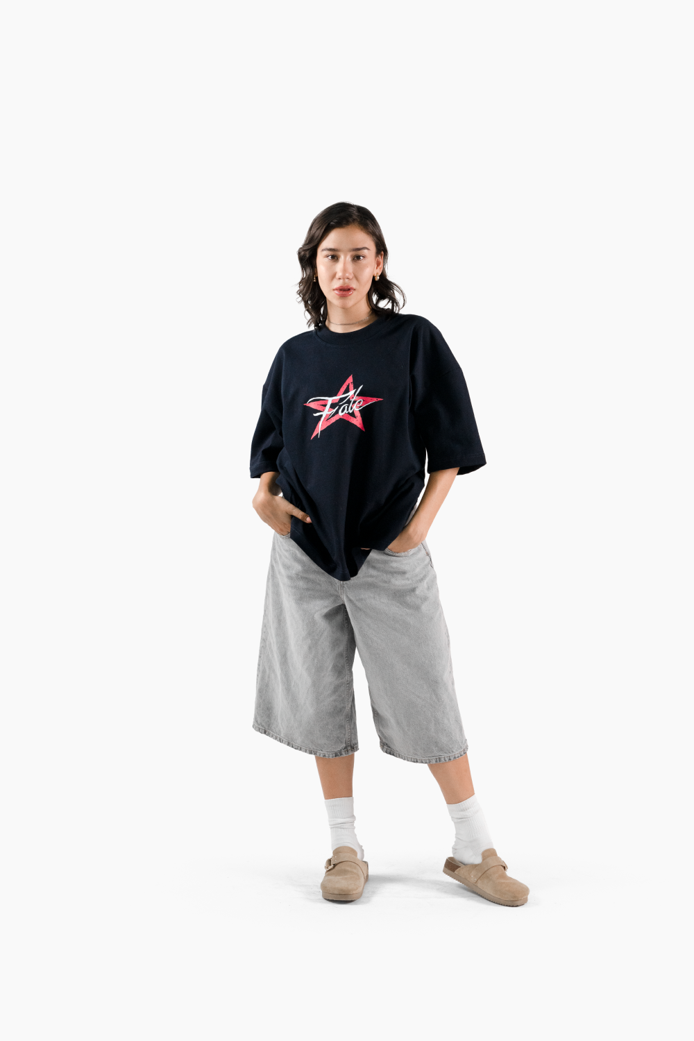 P*rn Star Tee Navy Blue