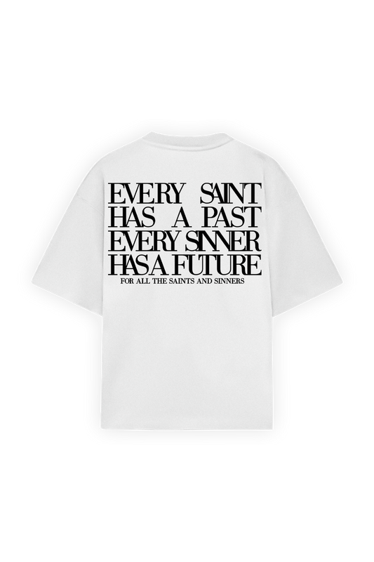 Every Saint & Sinner Tee White