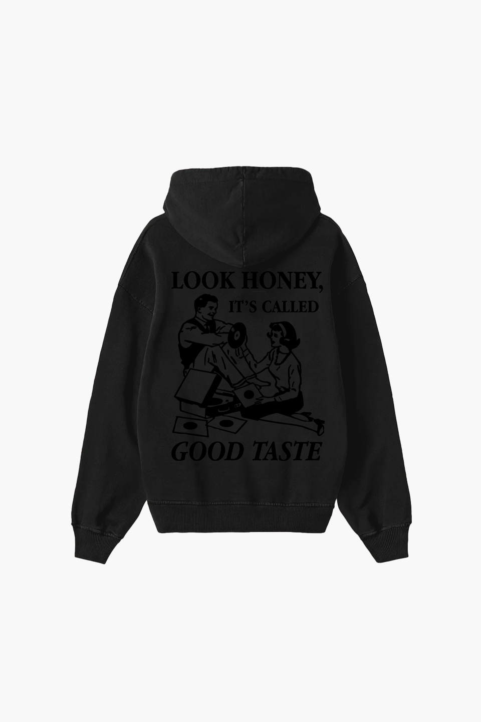 Look Honey Hoodie Black