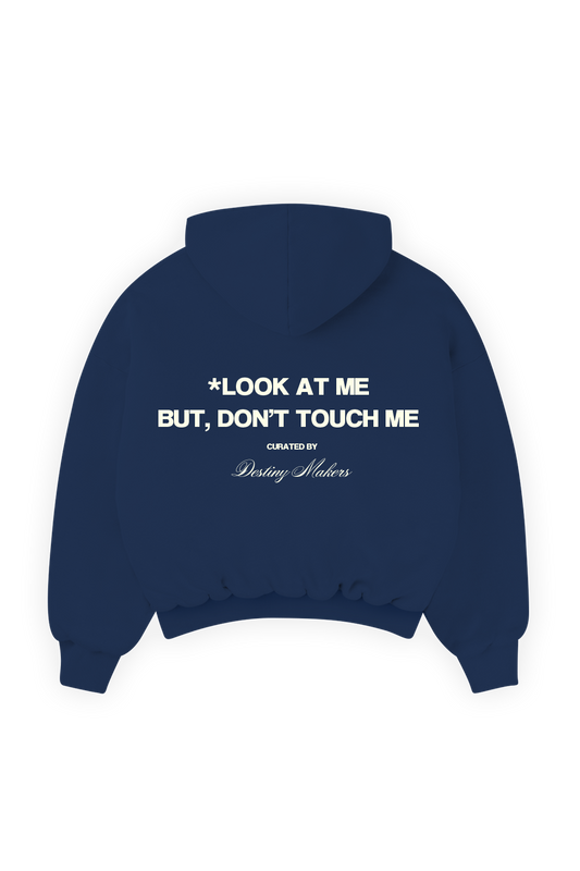 Look at me Hoodie Navy Blue