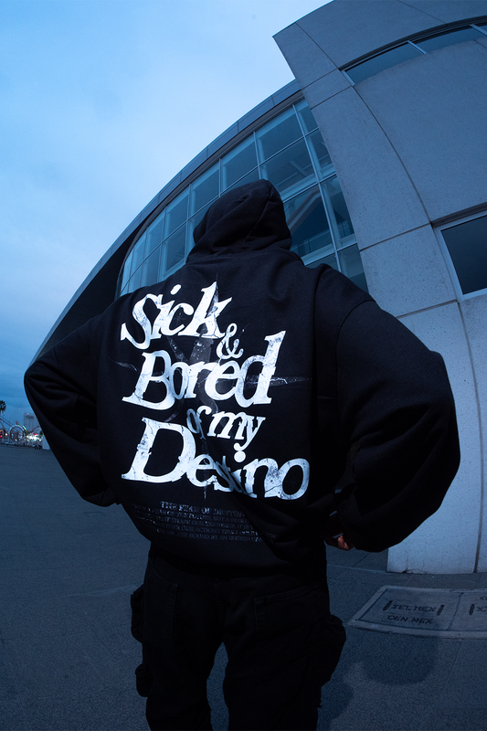 Bored Destino Zip Hoodie Black