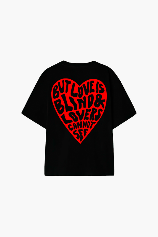 Love Is Blind Tee Black