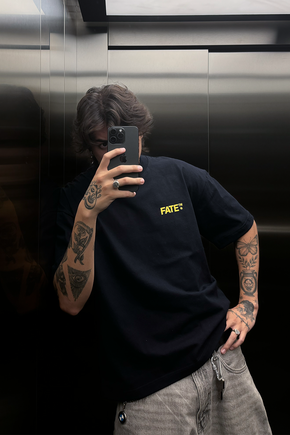 Please Remove Tee Blue Navy