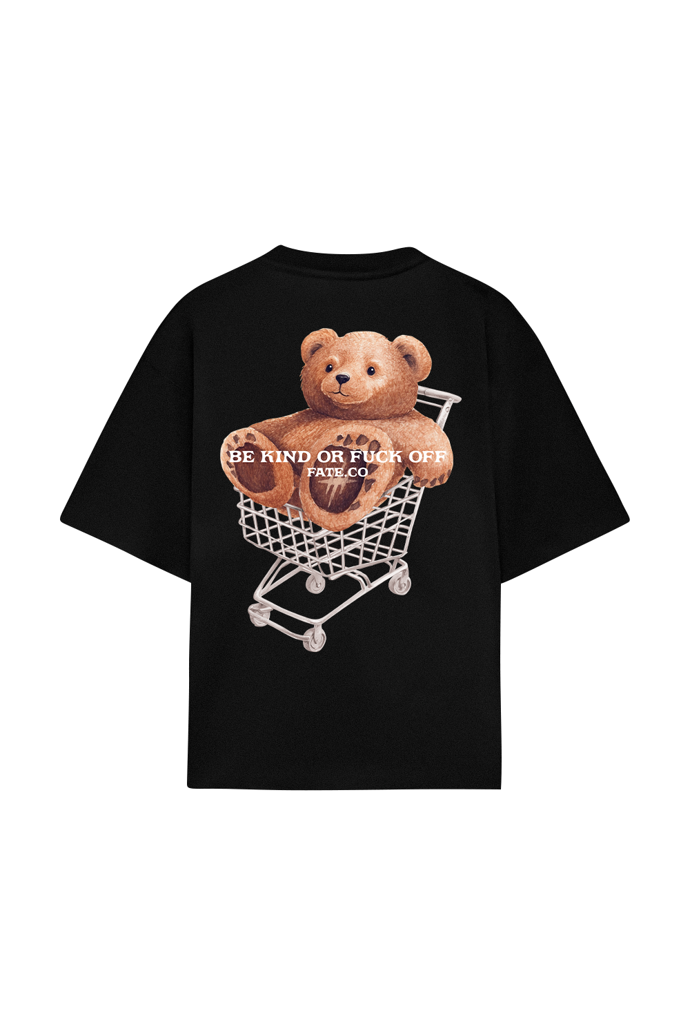 Kind Bear Tee Black – F4T3