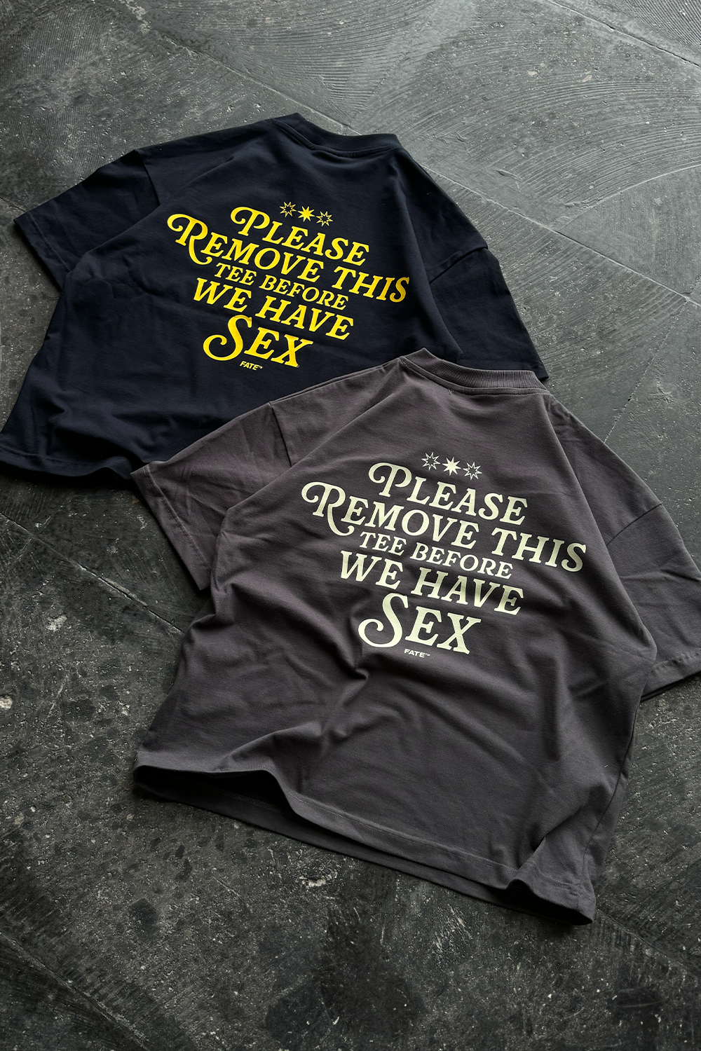 Please Remove Tee Oxford Grey