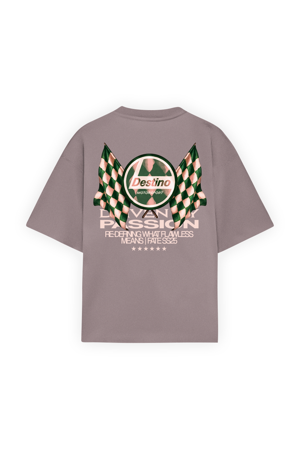 Winner Flags Tee Taupe