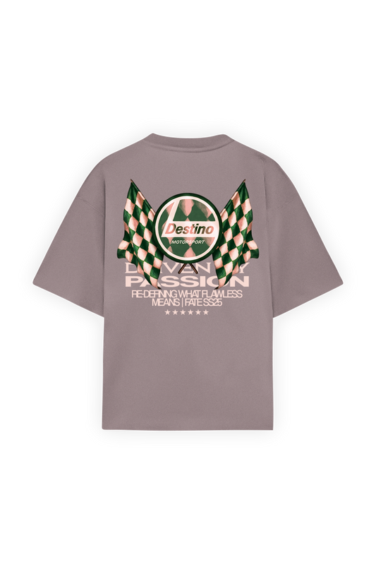 Winner Flags Tee Taupe