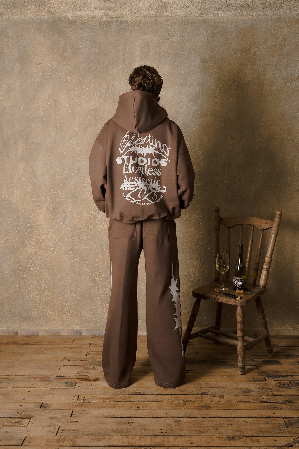 Four Sparks Hoodie Mocha Brown