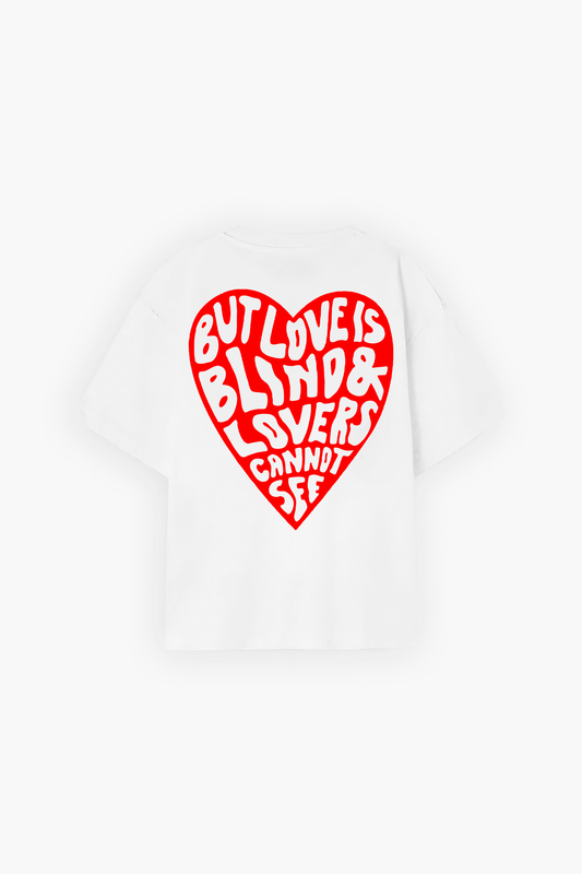 Love is Blind Tee White