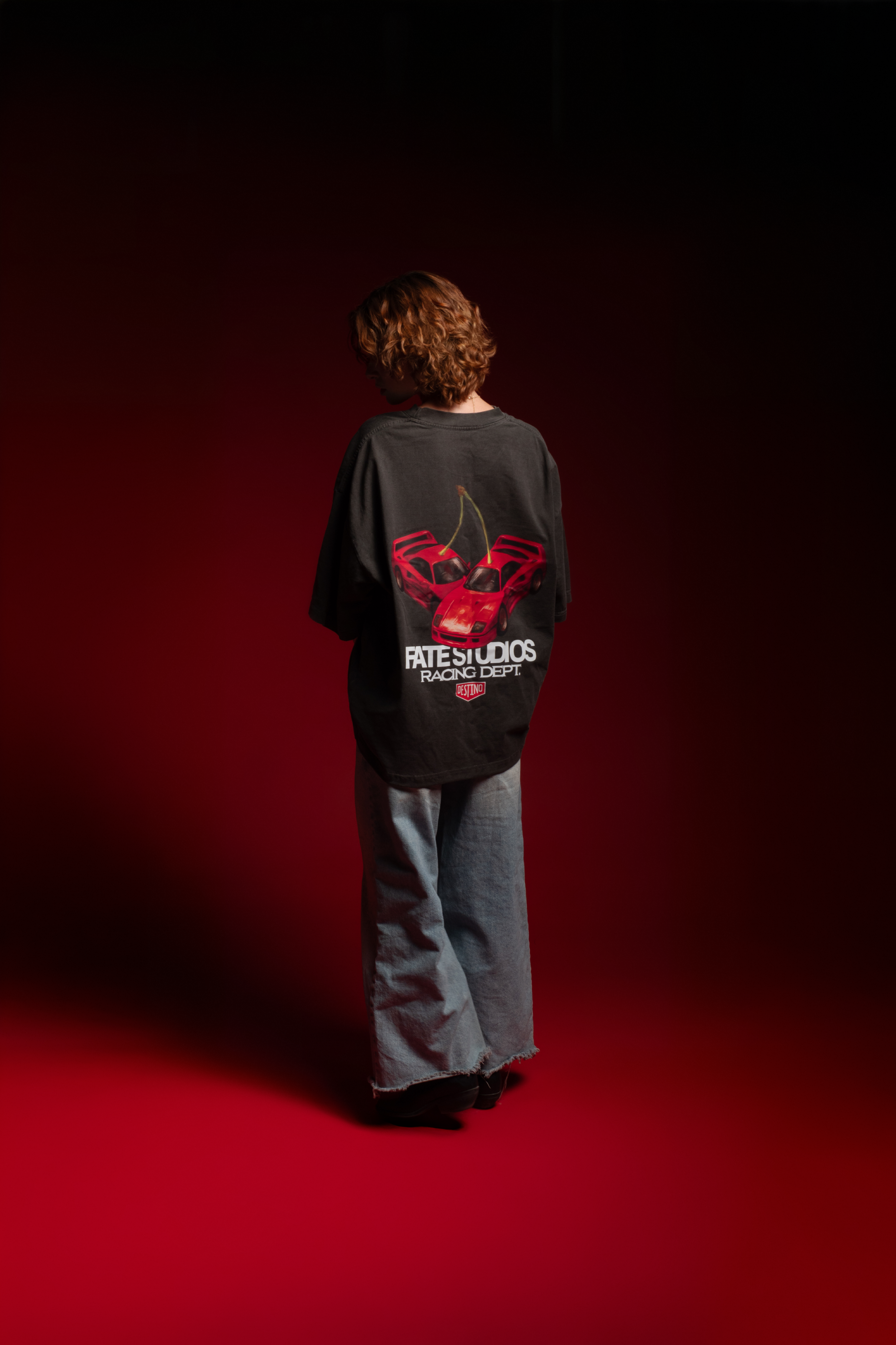 Cherrary Tee Washed Black