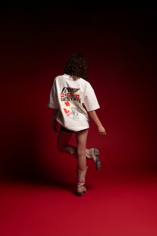 Racing Patches Tee Beige
