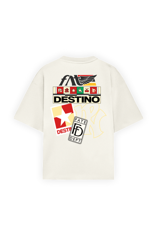 Racing Patches Tee Beige