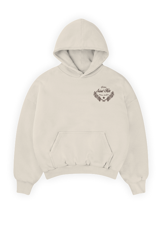 Drink Champagne Hoodie Sand