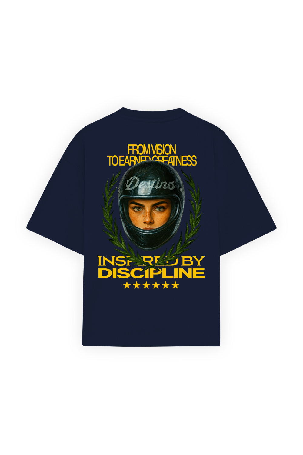 Earned Greatness Tee Blue Navy