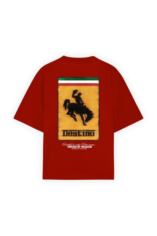 Racing Cowboy Tee Red
