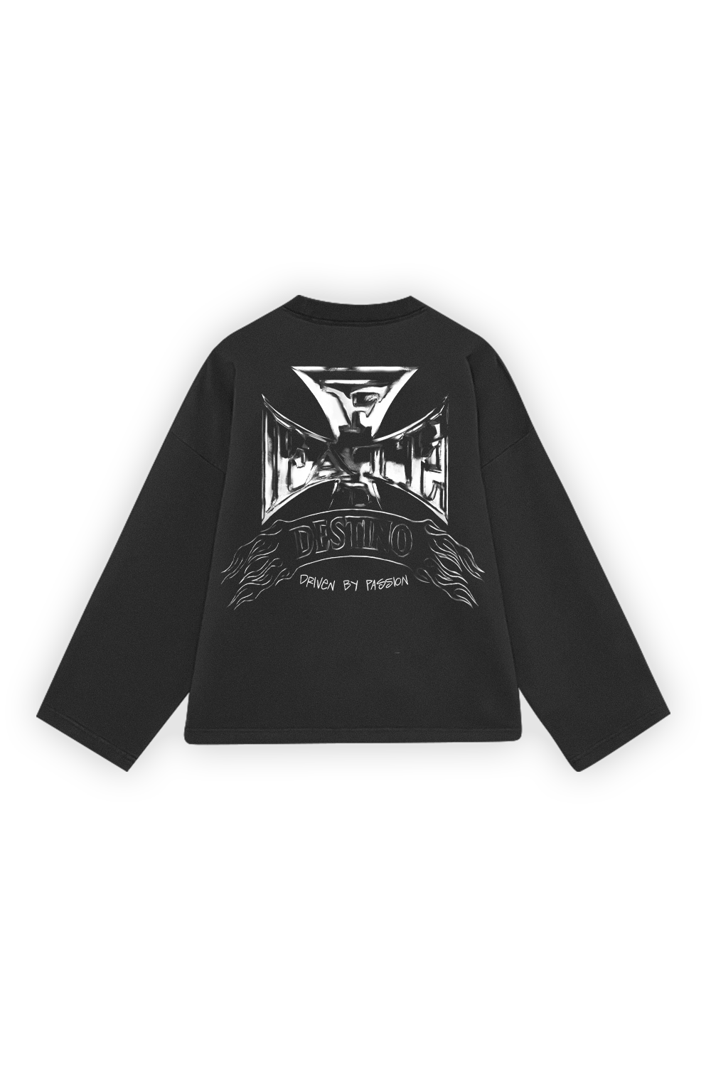 Chopper Longsleeve Grey Oxford
