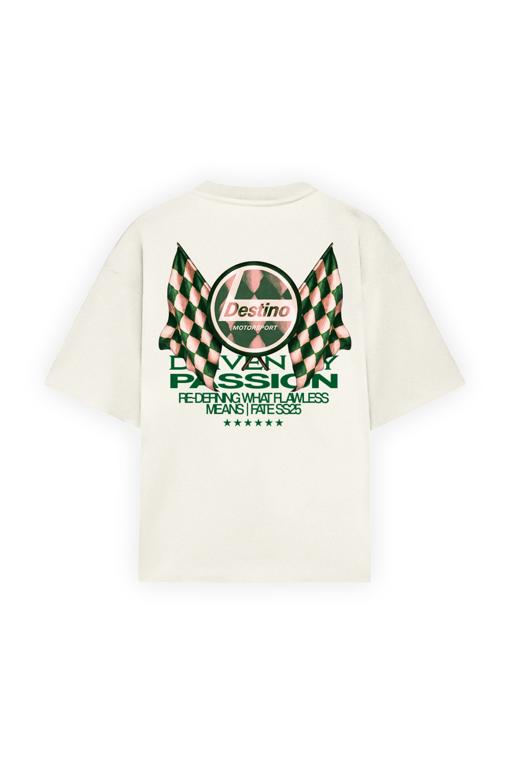 Winner Flag Tee Beige