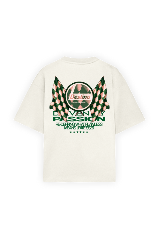 Winner Flag Tee Beige