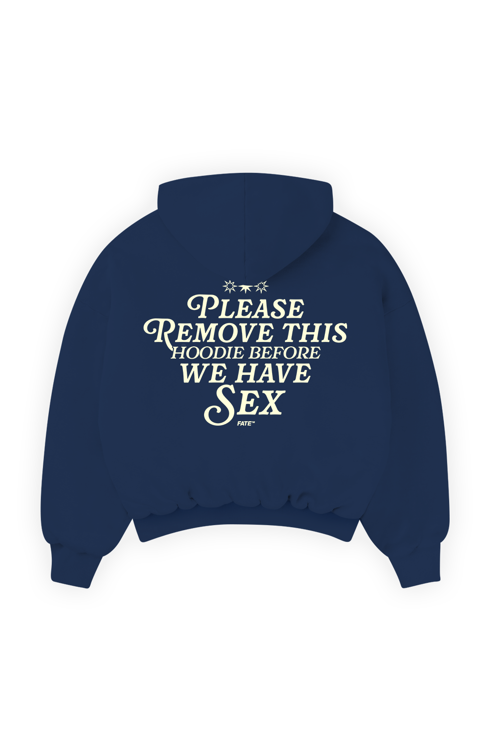 Please Remove This Hoodie Navy Blue