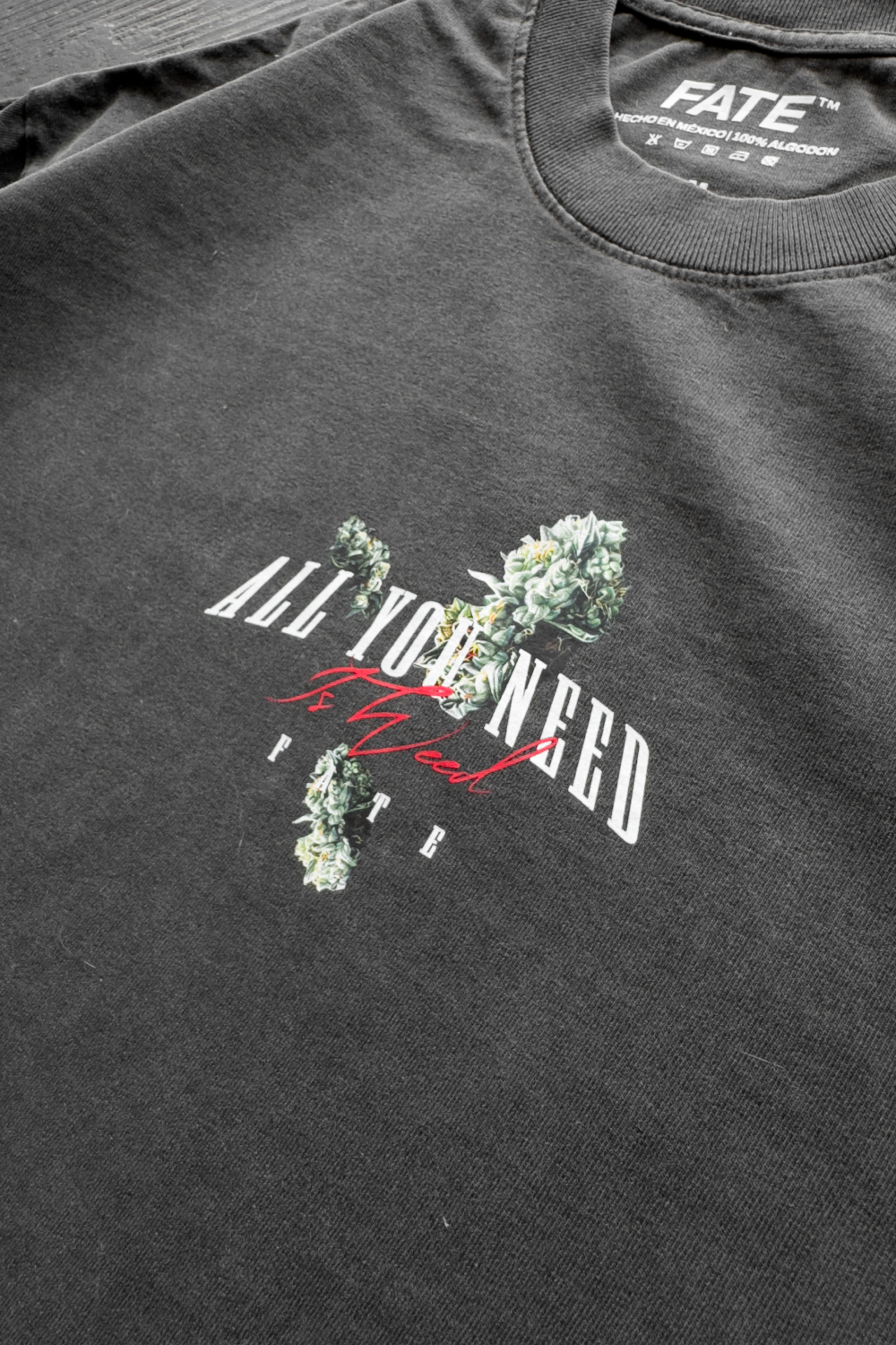 All you need is Tee Washed Grey