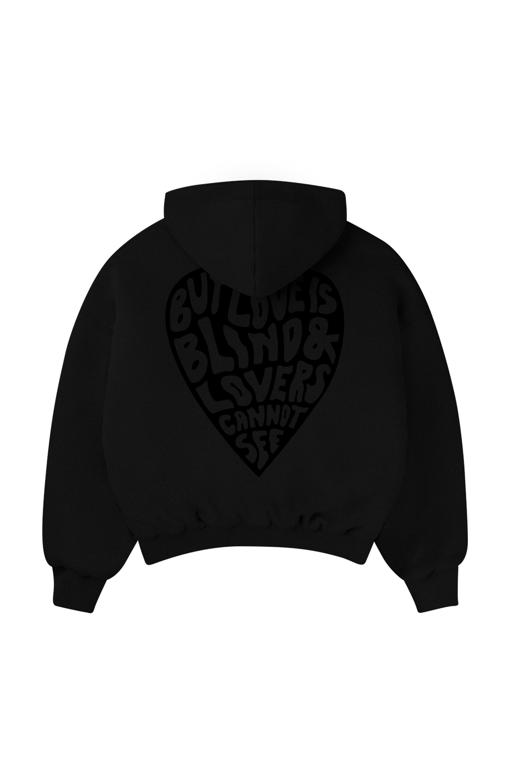 Love is Blind Hoodie Black/Black