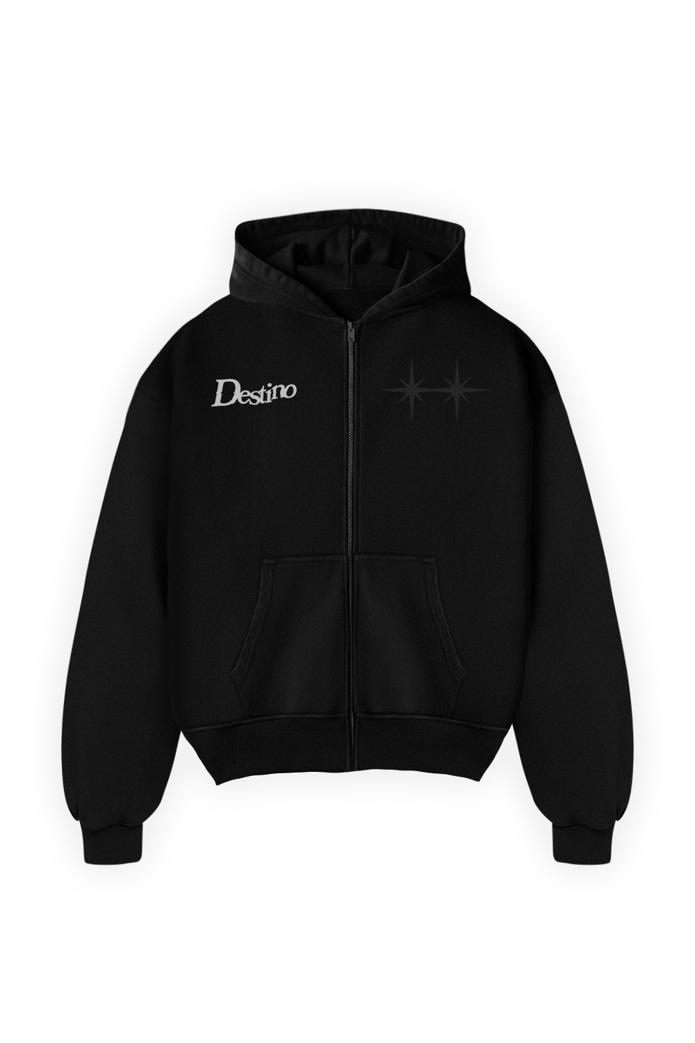 Bored Destino Zip Hoodie Black