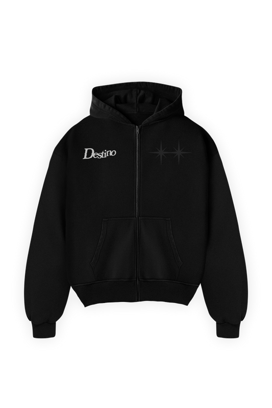 Bored Destino Zip Hoodie Black