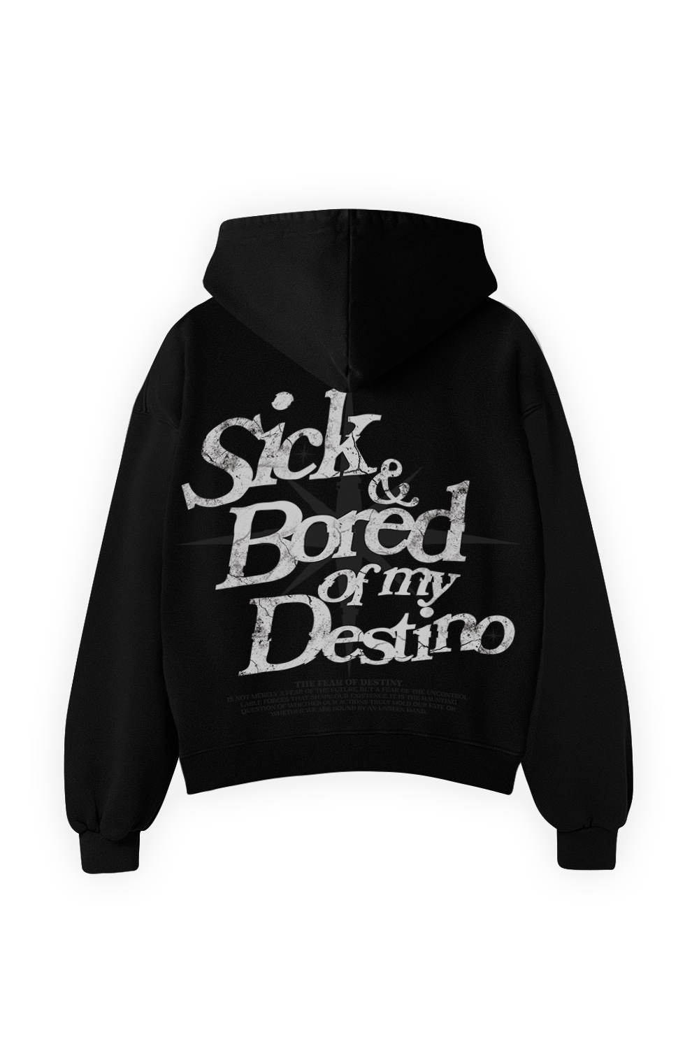 Bored Destino Zip Hoodie Black