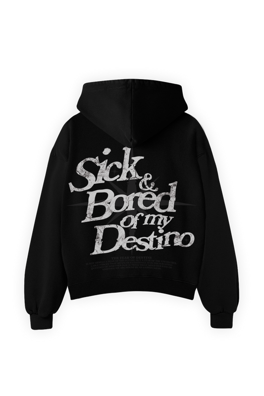 Bored Destino Zip Hoodie Black