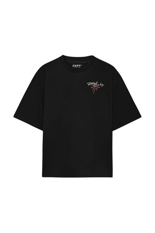 Pink Cowboy Tee Black