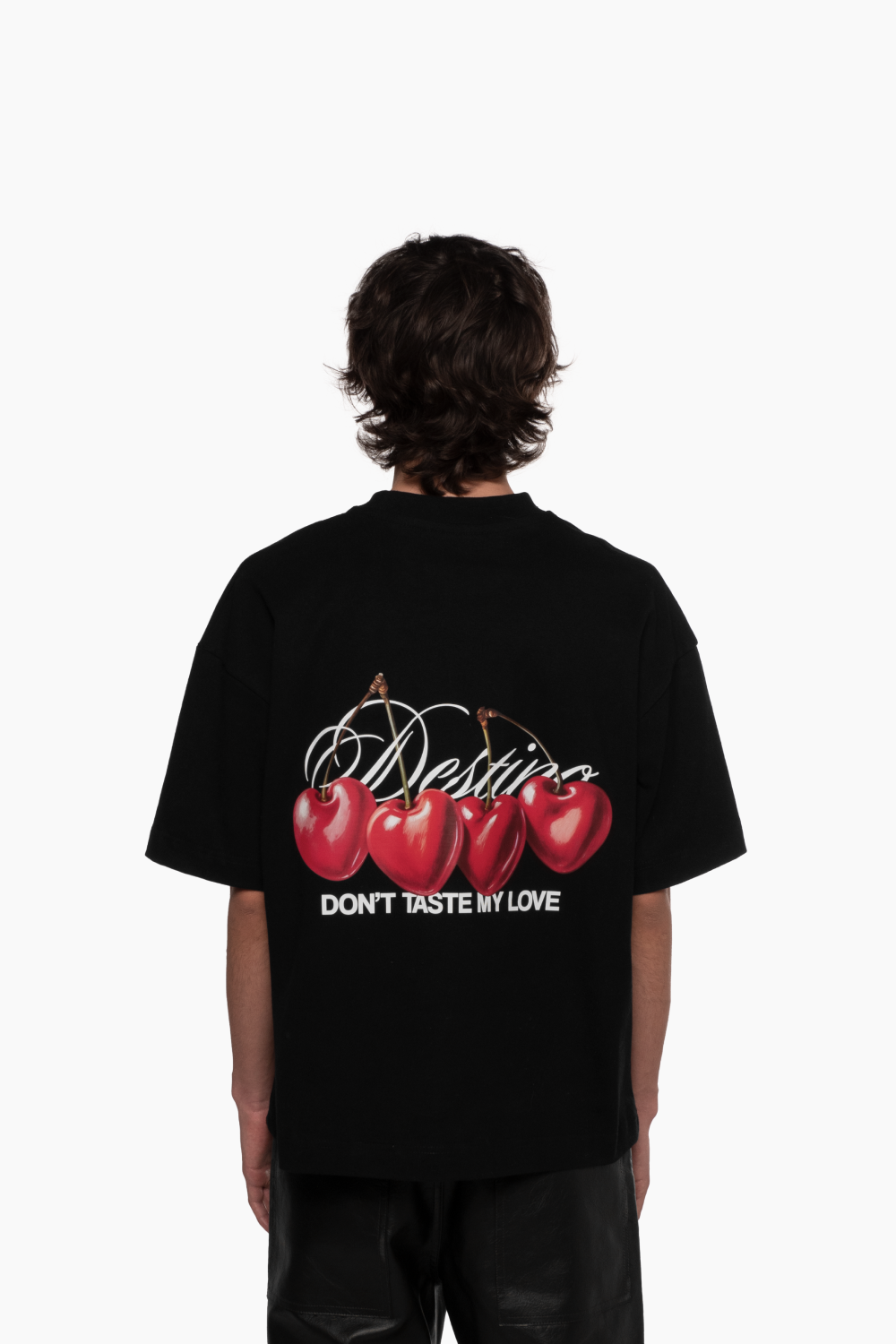 Cherry Tee Black