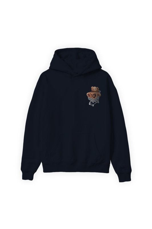 Kind Bear Hoodie Navy Blue