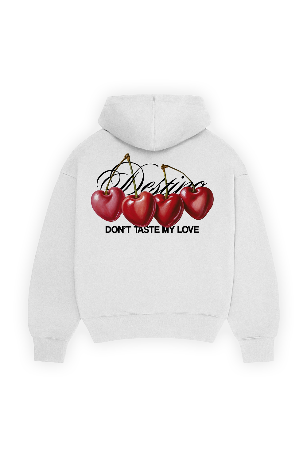 Cherry Hoodie White