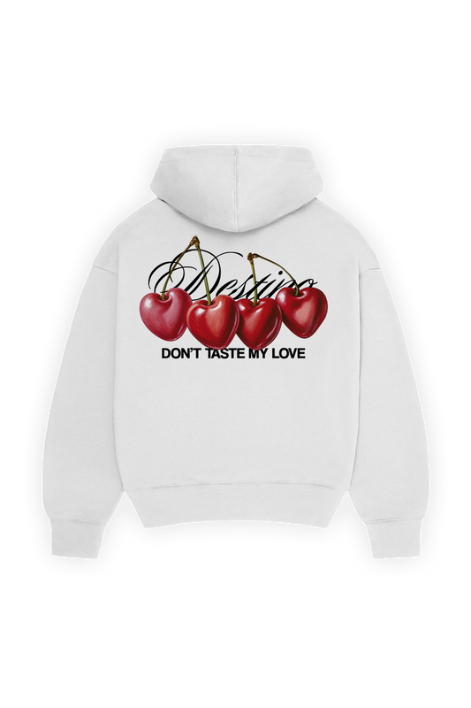 Cherry Hoodie White