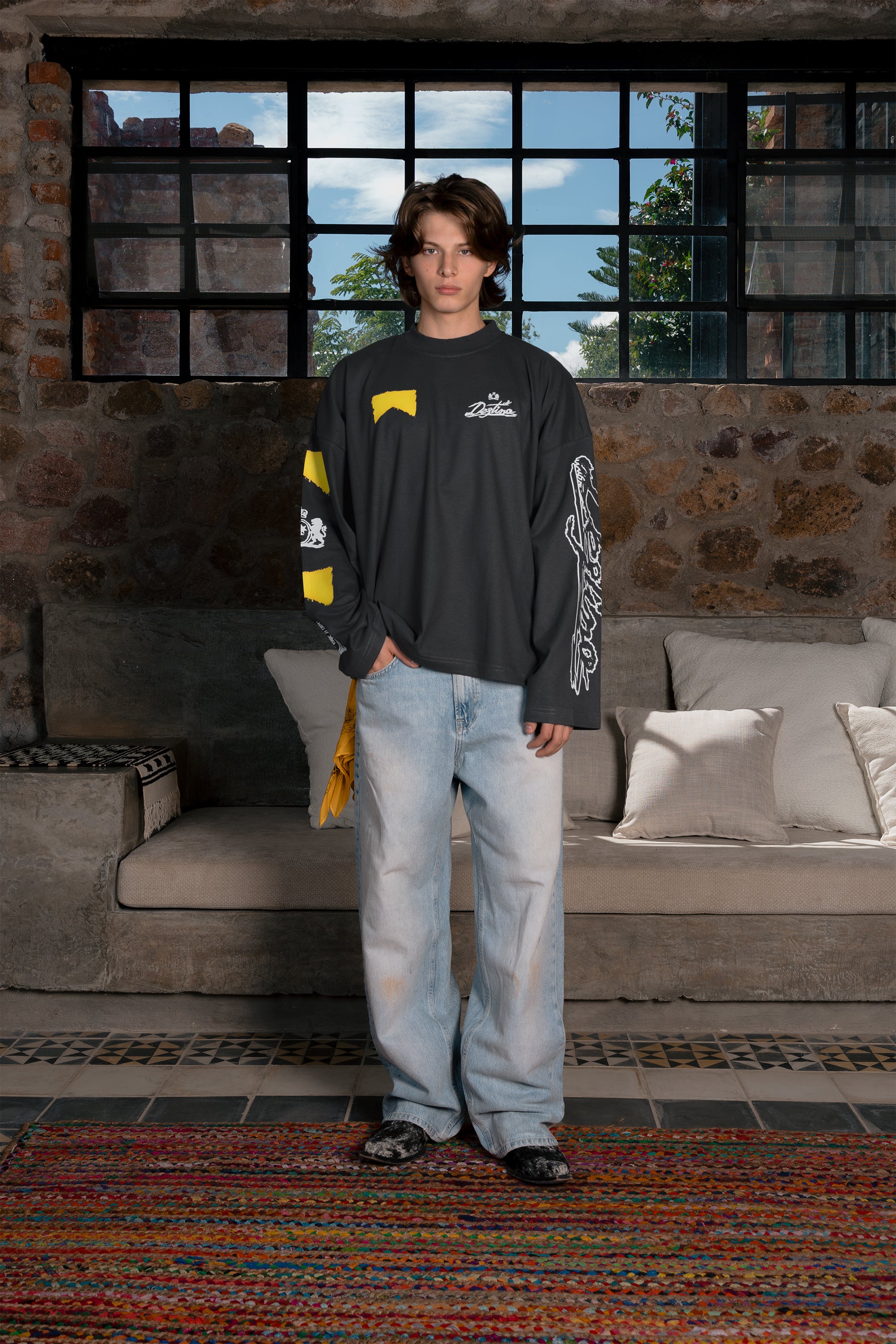 Desire Longsleeve Grey Oxford