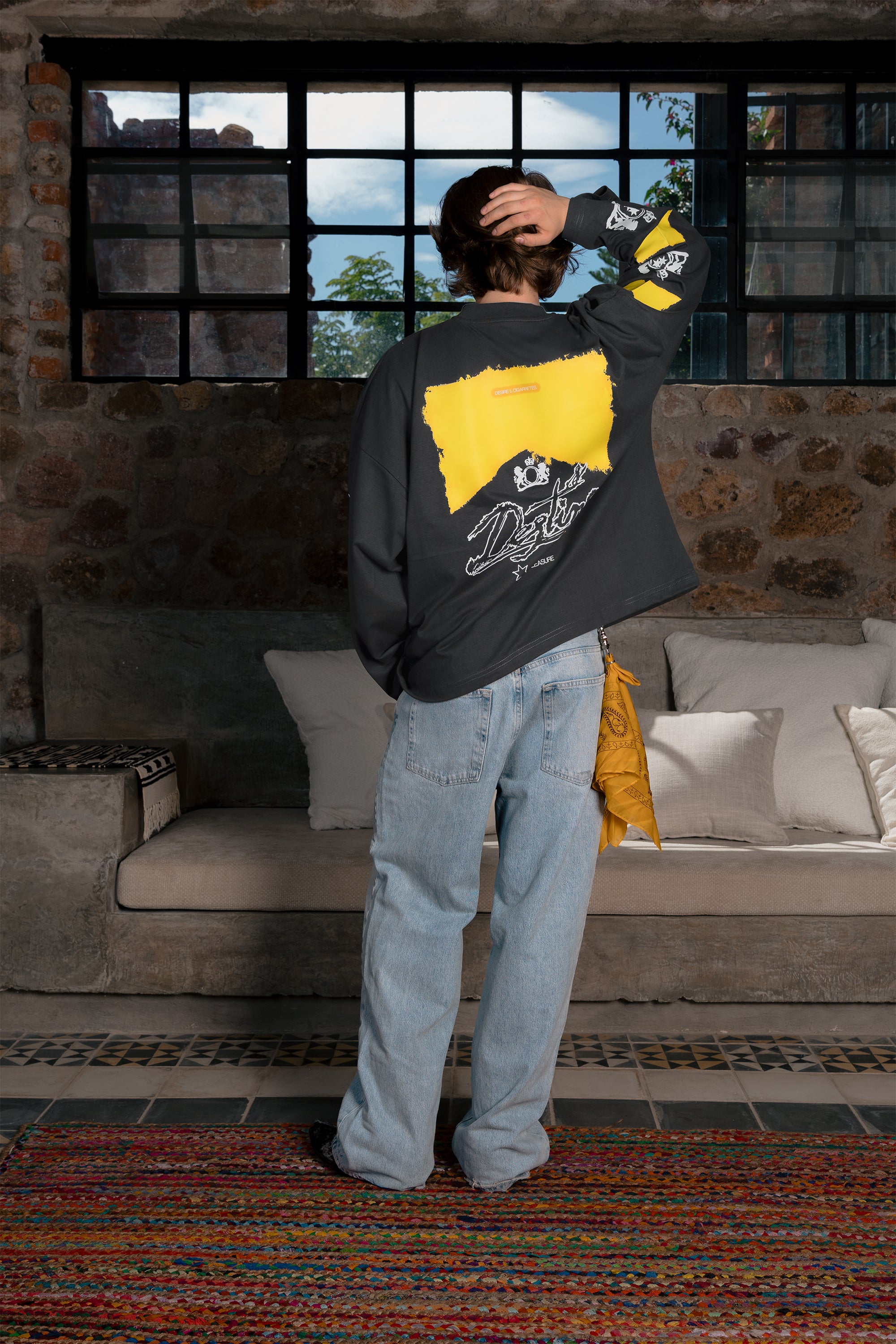 Desire Longsleeve Grey Oxford