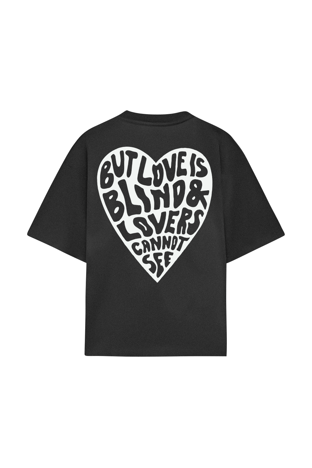 Love is Blind Tee Oxford Grey