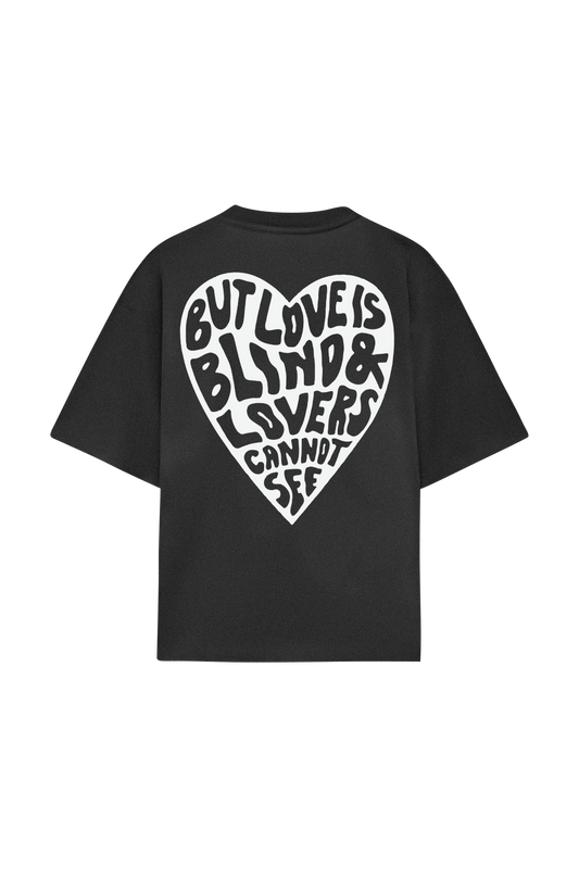 Love is Blind Tee Oxford Grey