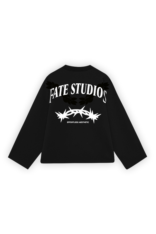 Laurels & Spikes Longsleeve Black