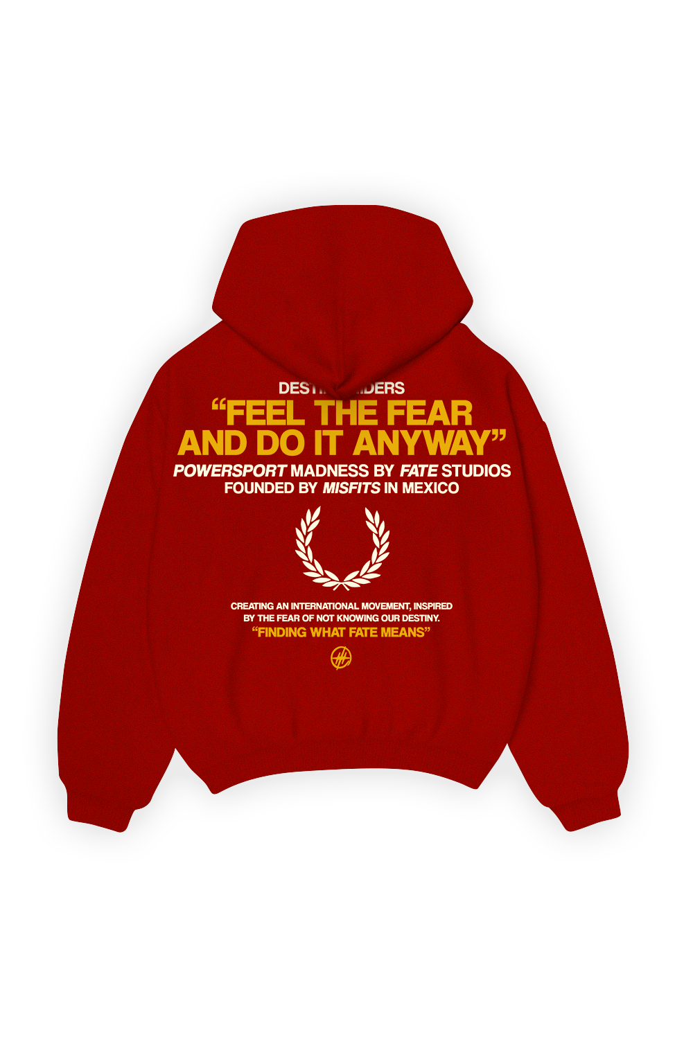 Feel the Fear Hoodie Red