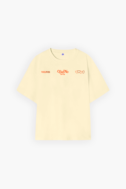 F*ck Your Opinion Tee Beige