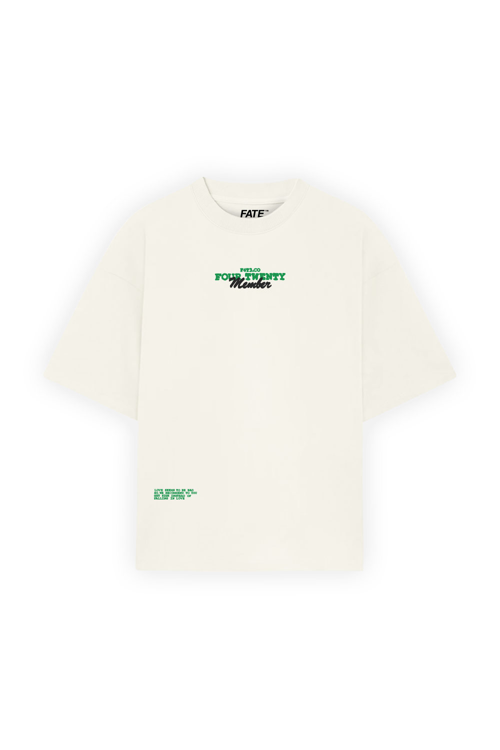 F*ck Love, Stay High 4:20 Tee Beige