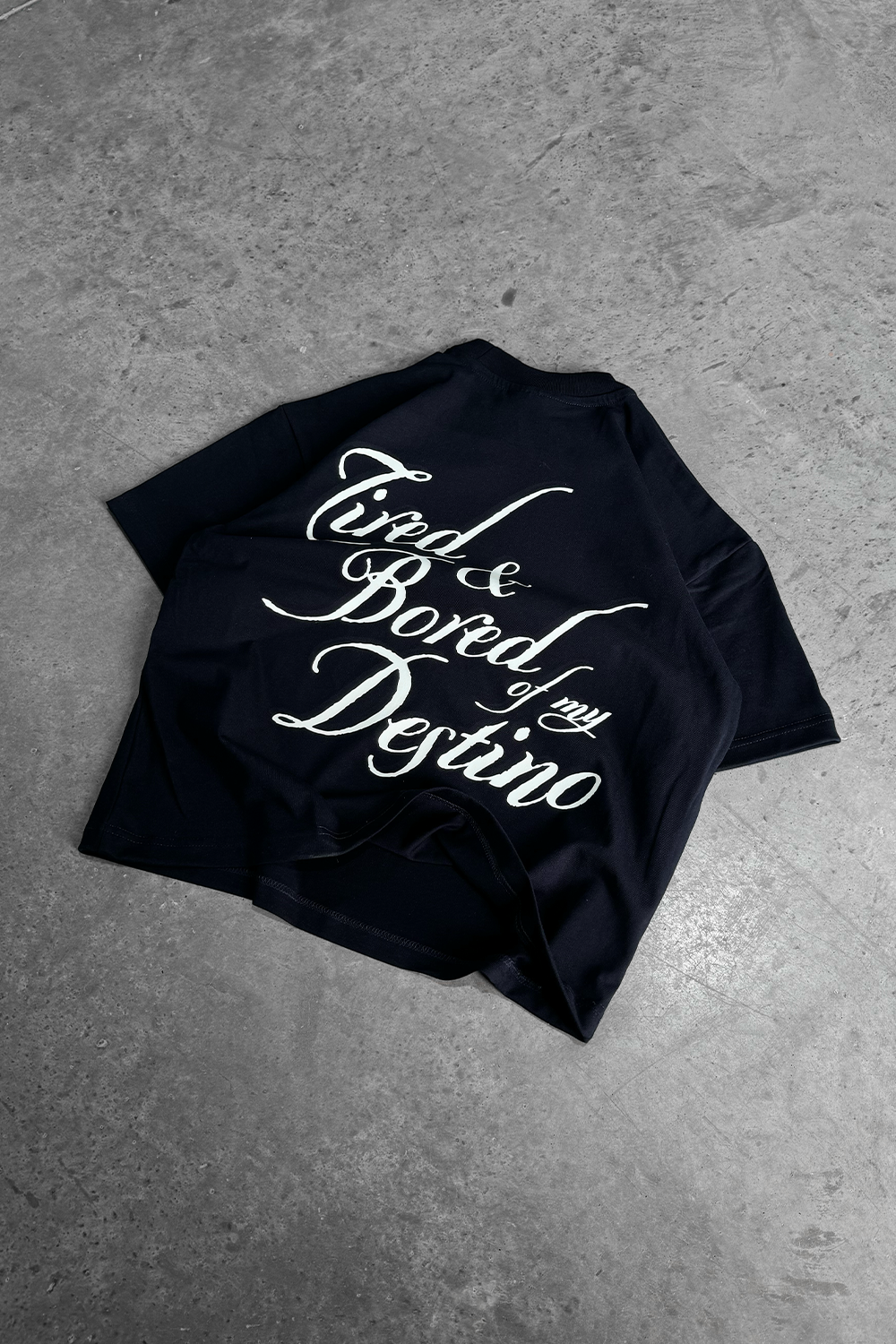 Tired Destino Tee Navy Blue 2.0