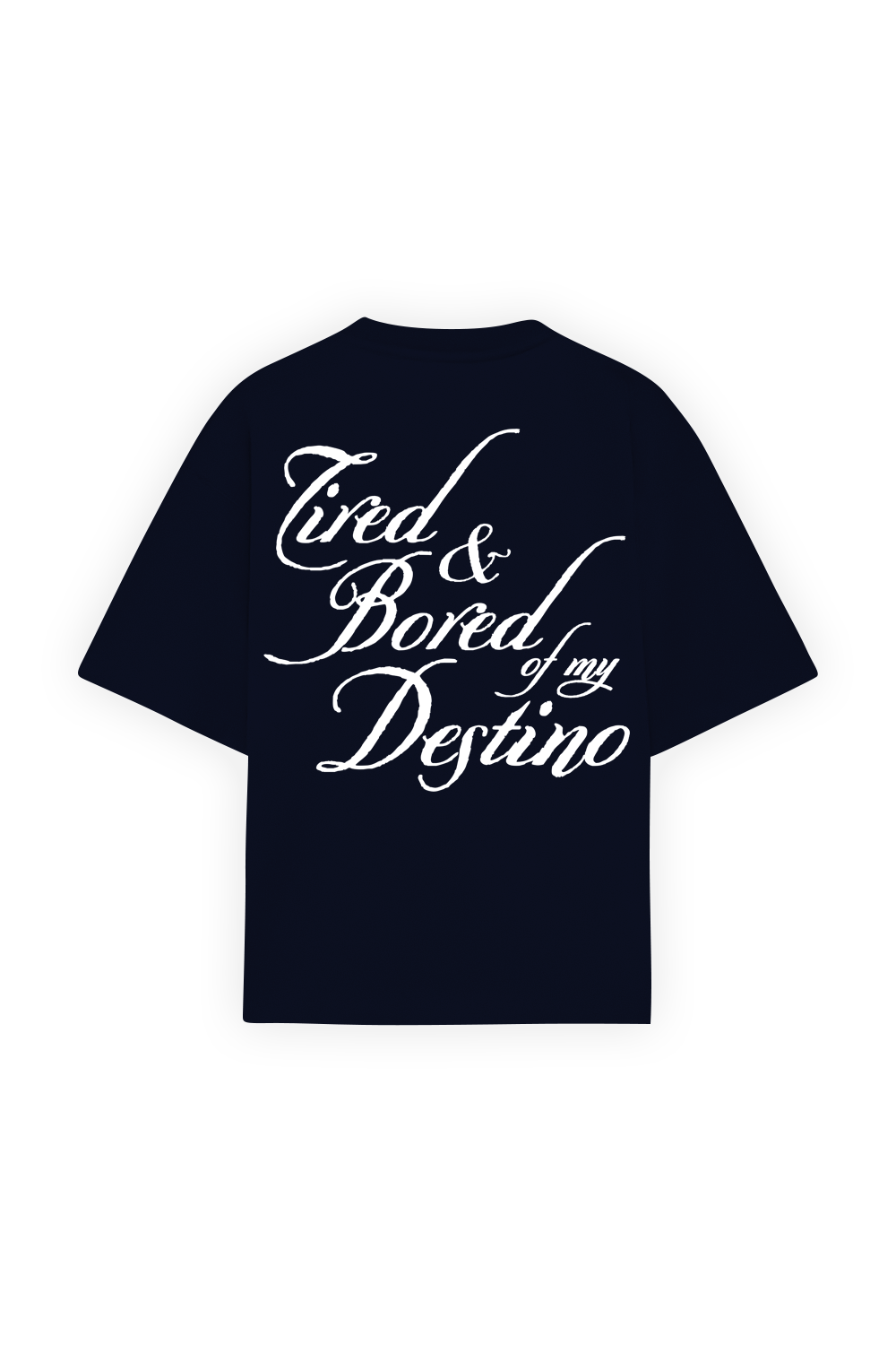 Tired Destino Tee Navy Blue 2.0